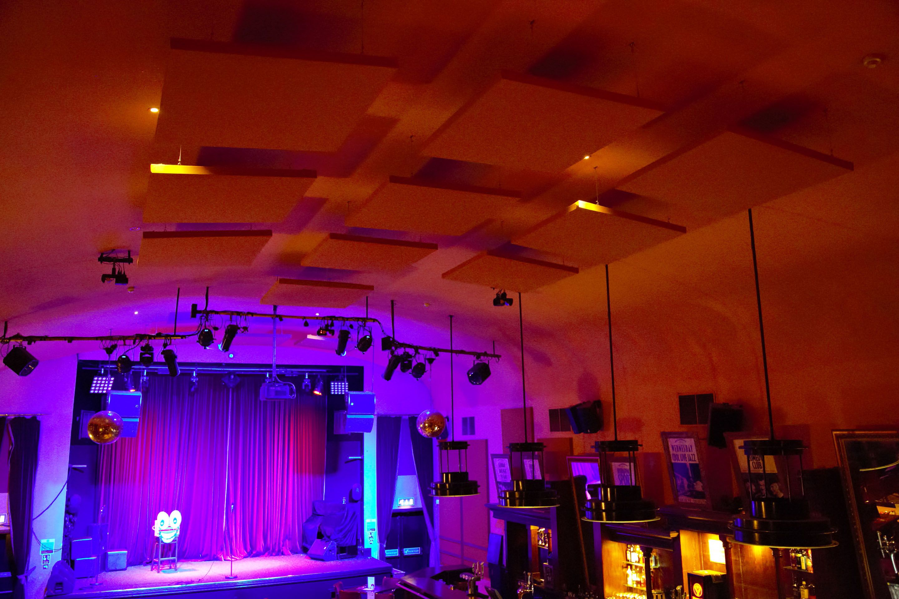 Acoustic Baffles in control room